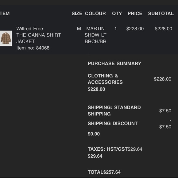 Wilfred Ganna wool shirt jacket - brown plaid - Picture 3 of 4